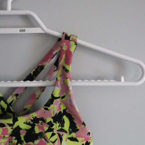 Lululemon Energy Medium Support Sz 2 Yellow Luxtreme Training Sports Bra - Picture 5 of 10